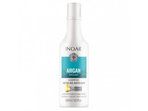 Inoar Argan Infusion Anti Dandruff Shampoo Šampūnas nuo pleiskanų 250ml